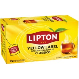 Lipton Schwarztee Yellow Label - 25 Teebeutel