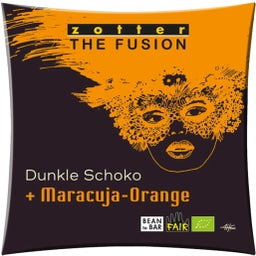 Organic Infusion - Dark Chocolate + Passion Fruit - Orange - 70 g