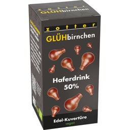 Zotter Schokoladen Glödlampa 50% Havredryck Vegansk - 130 g