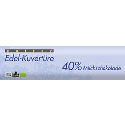 Biologische fijne couverture - 40% melkchocolade - 130 g