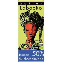 Zotter Schokolade Bio Labooko 50 % Tanzánie - 70 g