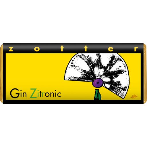 Zotter Schokolade Organic Gin Zitronic - 70 g