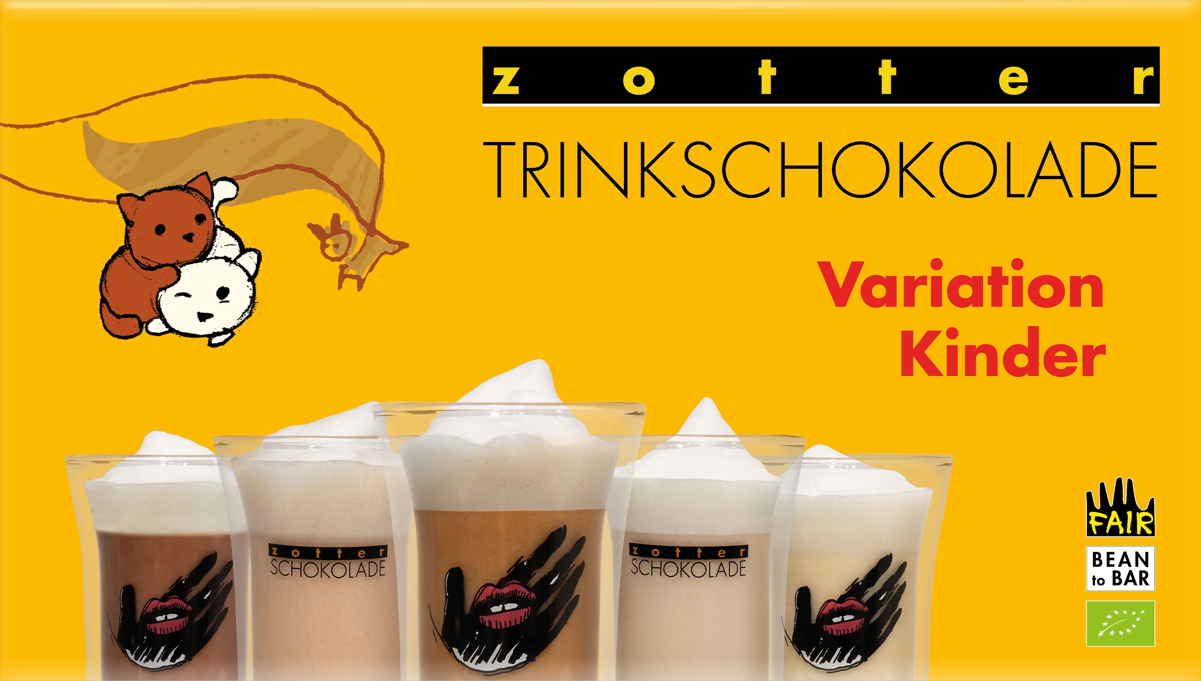 Organic Drinking Chocolate Variety for Kids