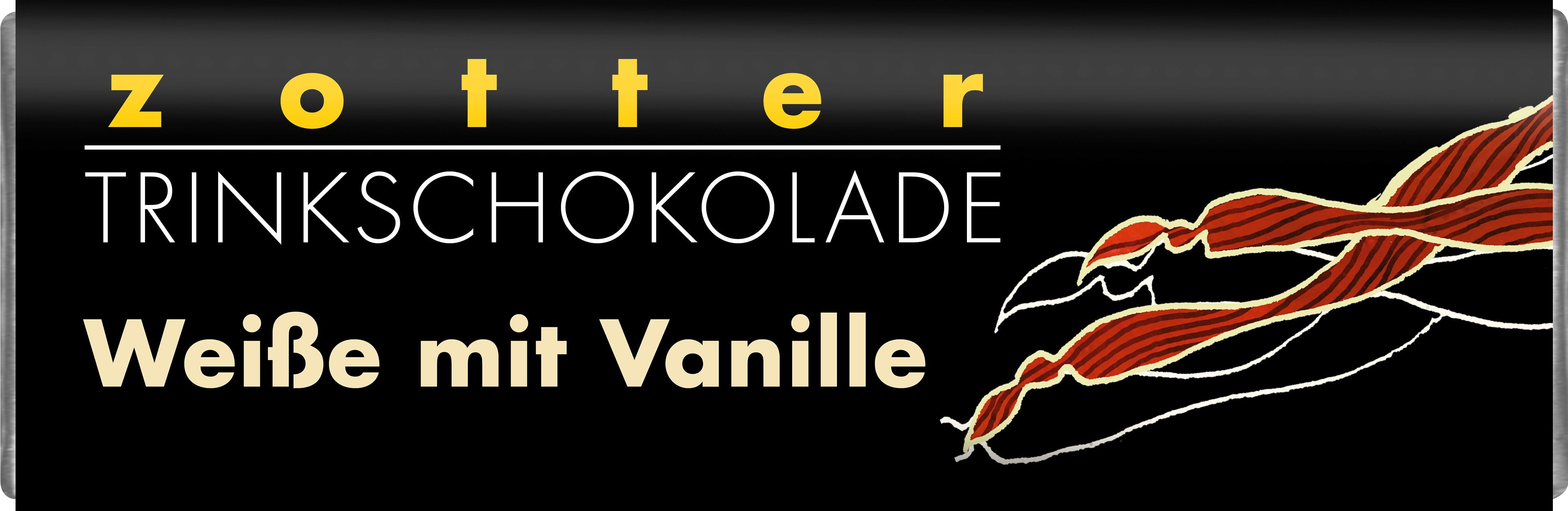 Zotter Schokolade Organic Drinking Chocolate White Vanilla - 110 g