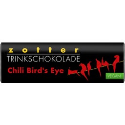 Zotter Schokoladen Drickchoklad Chili Bird's Eye Ekologisk - 110g