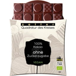 Squaring the Circle - 100% Dark Chocolate without Sugar - 70 g