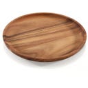 Vassoio per Snack Rotondo in Acacia, Ø 30 cm