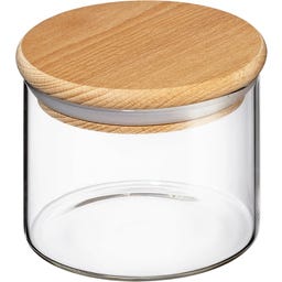 Zassenhaus Vorratsglas mit Holzdeckel - 350 ml