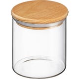 Zassenhaus Bocal en Verre avec Couvercle en Bois