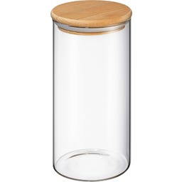 Zassenhaus Glass Jar with Wooden Lid - 1300 ml
