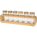 Spice Rack with 6 Spice Jars