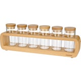 Zassenhaus Spice Rack with 6 Spice Jars