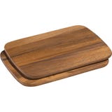 Zassenhaus Tablas de Madera, Set de 2, Acacia