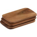 Zassenhaus Taglieri in Legno, Set da 3, Acacia