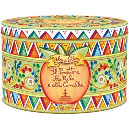 Dolce & Gabbana Panettone cu mere confiate și scorțișoară - 500 g