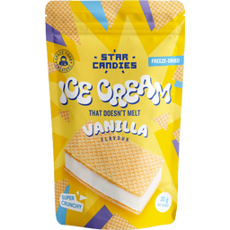 STAR CANDIES freeze-dried vanilla flavor ice cream sandwich - 35 g