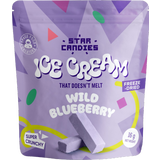 STAR CANDIES freeze-dried blueberry ice cream