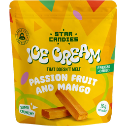 STAR CANDIES Freeze-Dried Mango & Passion Fruit Ice Cream - 16 g