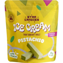 STAR CANDIES Freeze-Dried Ice Cream Pistachio - 16 g