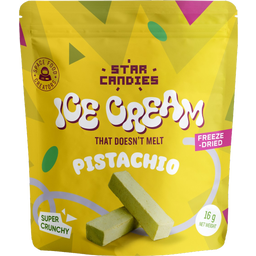 STAR CANDIES liofilizált fagylalt - Pisztácia - 16 g