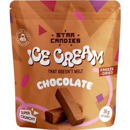 Supergarden STAR CANDIES Gevriesdroogd Chocolade-ijs - 16 g