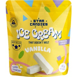 STAR CANDIES freeze-dried vanilla ice cream - 16 g