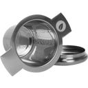 Tea Master - Filtre à Thé avec Couvercle/Base de Support, Argentée