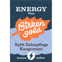 Birkengold Gomme à Mâcher Energy Xylit - Menthe - 28 g