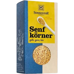 Sonnentor Organic Mustard Seeds, yellow - 120 g