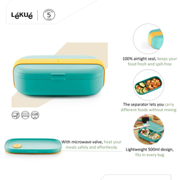 Lékué Lunch Box Single To Go 0,5 L