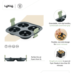 Lékué Donutform für Heißluftfritteuse
