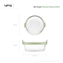 Kosz do frytownicy na gorące powietrze, okrągły