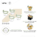 Lékué Mini-Gläser für Heißluftfritteuse