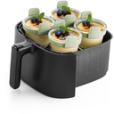 Lékué Mini-Gläser für Heißluftfritteuse