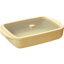 Plat Rectangulaire en Verre avec Couvercle en Verre et Silicone, 1,6 L - Vanille