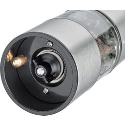 Pfeffermühle und Salzmühle BERGAMO elektrisch Set - silber