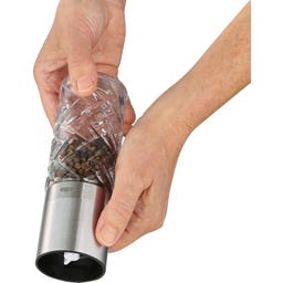 cilio Pfeffermühle oder Salzmühle CRISTALLO - silber