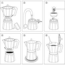 cilio Espressokocher CLASSICO - 3 Tassen