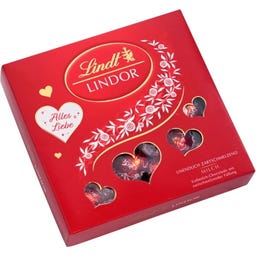 Lindt LINDOR Heart Cut-outs, tejcsokoládé - 187 g