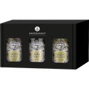 Set of 3 Tea Blends in Corked Glass Jars - Herbal Love - 1 Set