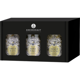 Set of 3 Tea Blends in Corked Glass Jars - Herbal Love - 1 Set