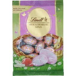 Lindt Erdbeer Eier im Säckchen - 100 g