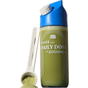 Blue Farm Botella de Vidrio - 1 pieza