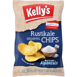 Kelly's Rustikale Erdäpfelchips Alpensalz - 110 g
