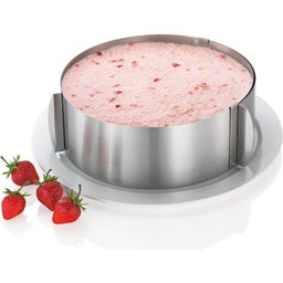 Küchenprofi Anello per Torte Regolabile, Rotondo