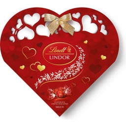 Lindt LINDOR Herz mit Masche Milch - 112 g