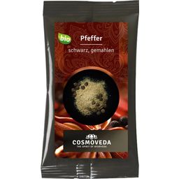 Cosmoveda Organic Black Pepper, finely ground - 10 g