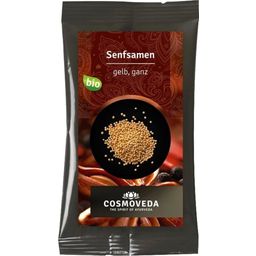 Cosmoveda Organic Mustard Seeds, yellow whole - 25 g