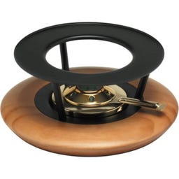 Kuhn Rikon Cherry Wood Rechaud with Gold Burner - 1 Pc.