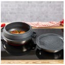 SMART & COMPACT - Passoire & Couvercle Anti-Projections - 1 pcs.